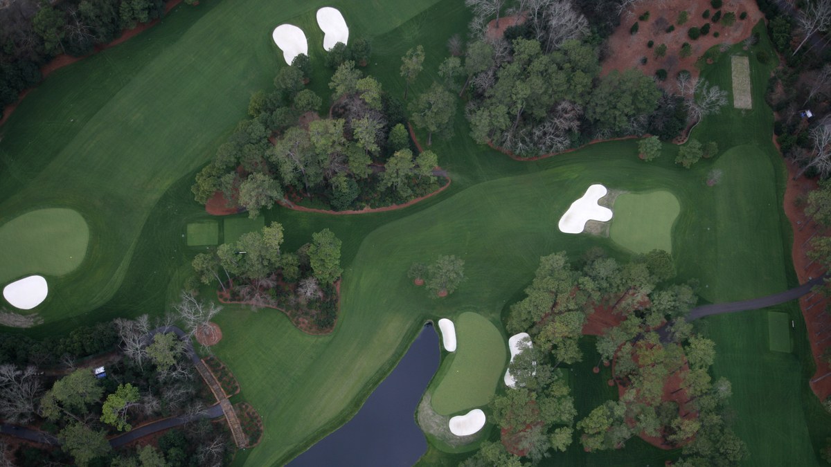 augusta national aerial view