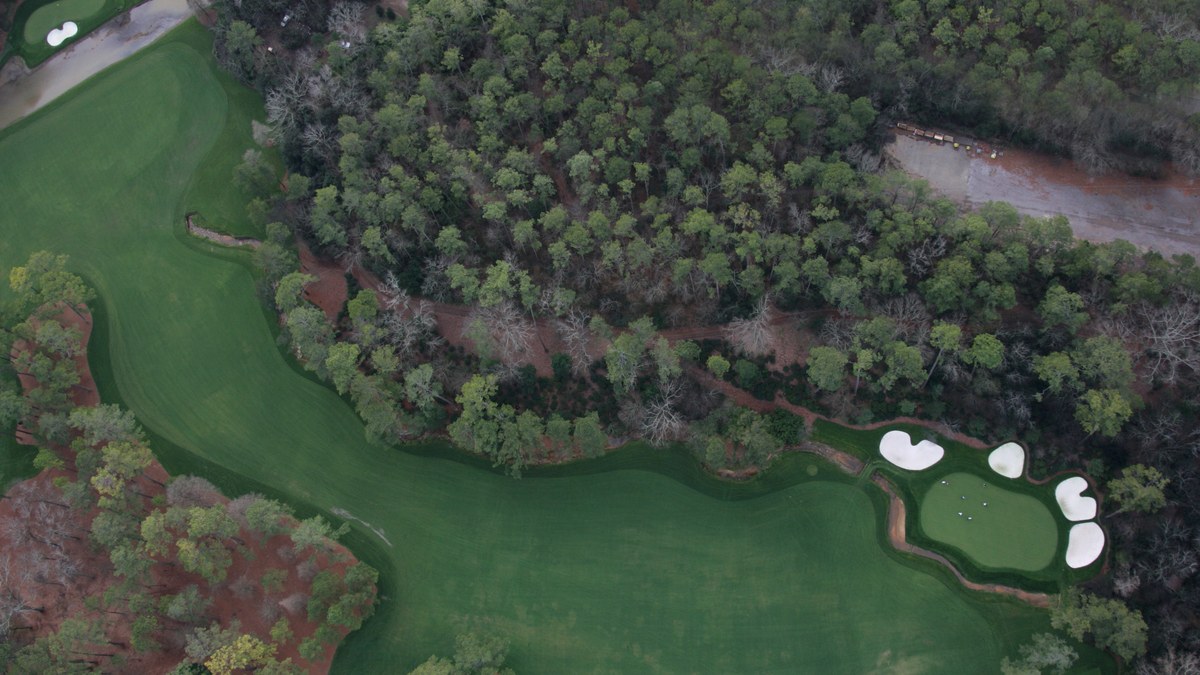 augusta national aerial view